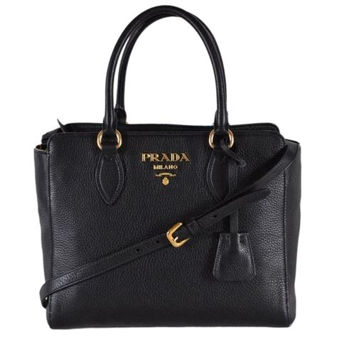 prada vitello phenix nero 1ba058|PRADA VITELLO PHENIX Handbag 1BA058 Calf Leather .